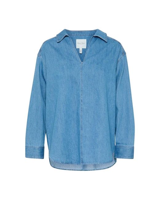 Blouses Part Two de color Blue