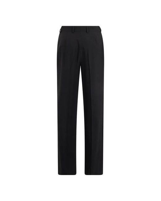 Alberta Ferretti Blue Straight Trousers