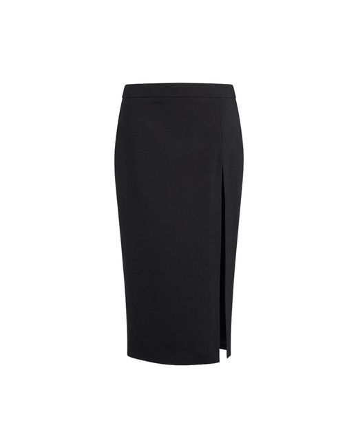 Dondup Lange Bistretch Rok in het Black