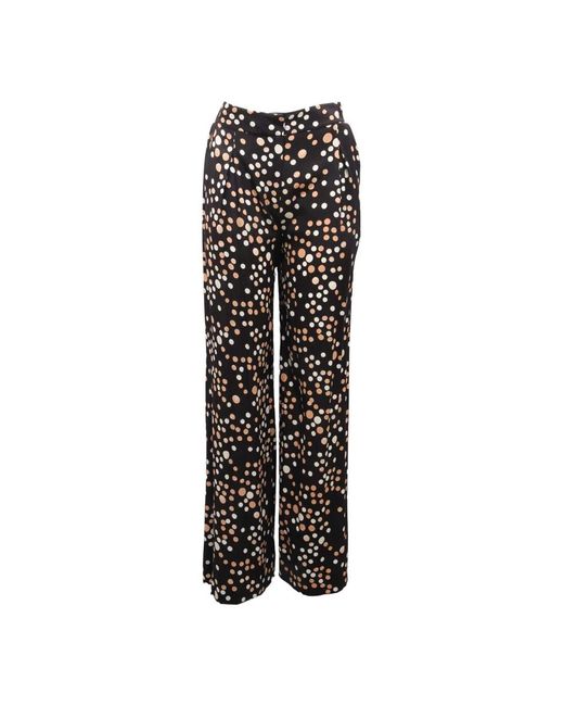 Diane von Furstenberg Black Wide Trousers