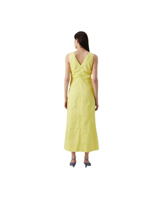Karl Lagerfeld Yellow Midi Dresses