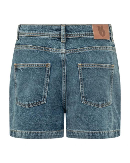 Denim Shorts Ba&sh en coloris Blue