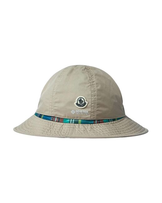 Moncler Shell Logo Bucket Hat in Green für Herren