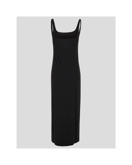 Fisico Black Midi Dresses