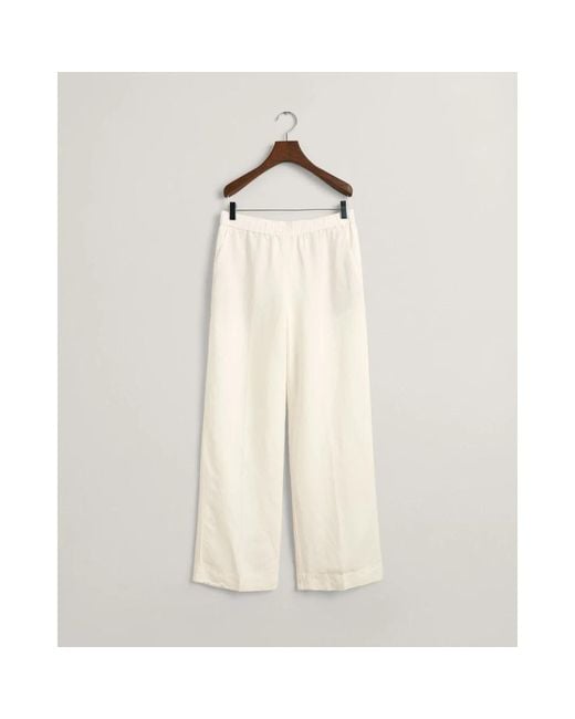 Gant Natural Wide Trousers