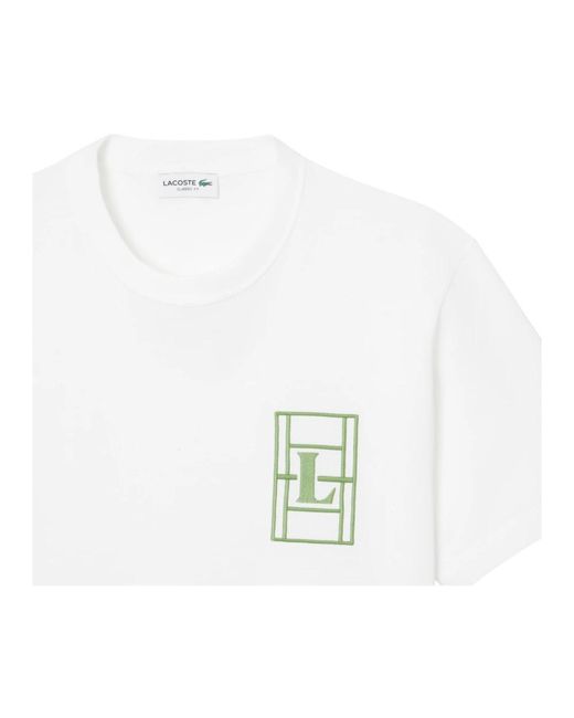 Lacoste White T-Shirts for men