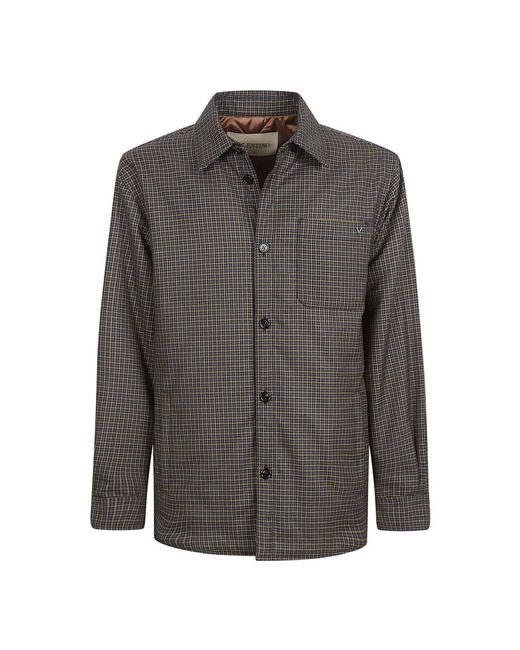 Valentino Garavani Gray Casual Shirts for men