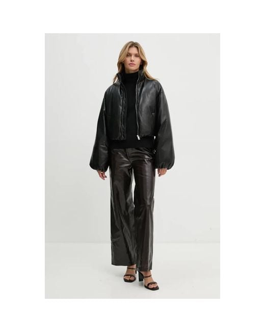 Nanushka Lilima Jacket in het Black