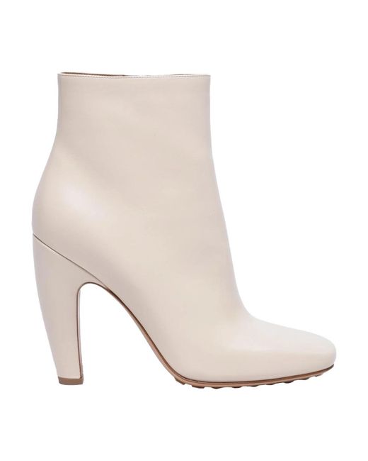 Bottega Veneta White Heeled Boots