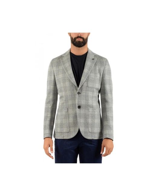 Paoloni Gray Blazers for men