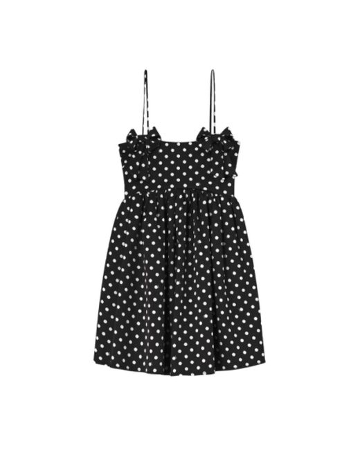 Ganni Black Short Dresses