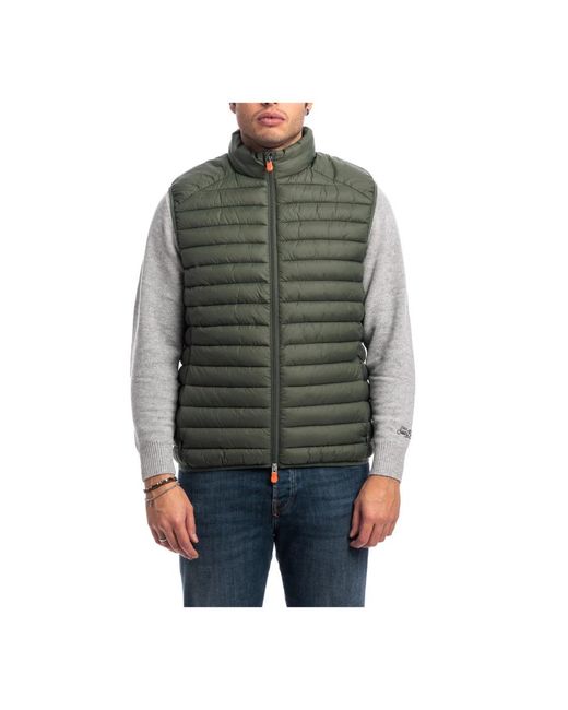Save The Duck Gray Waistcoats for men