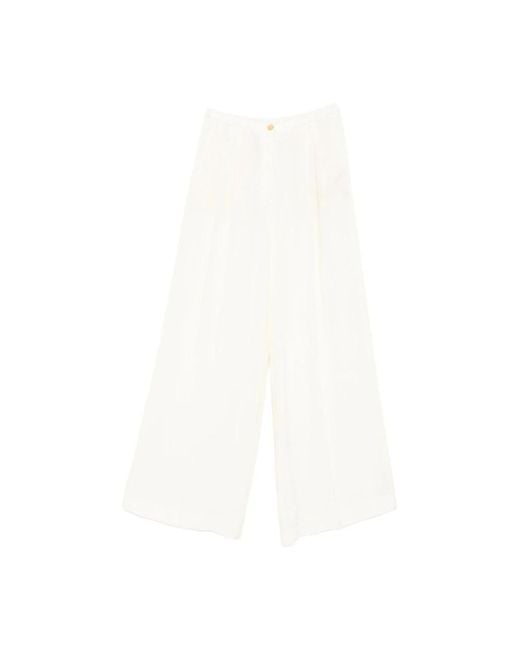 Forte Forte Women's White Wide Pants