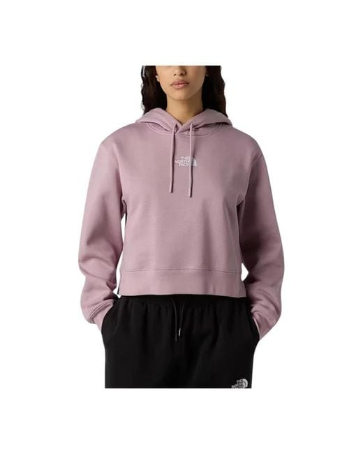 Hoodies The North Face de color Purple