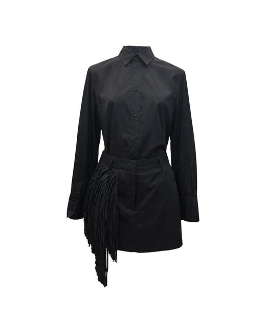 Erika Cavallini Semi Couture Black Short Shorts