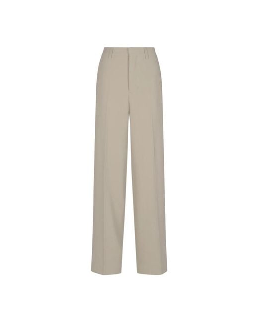 AMI Broeken ,Katoen Stijlvolle Broek Voor Een Geweldige Pasvorm in het Gray