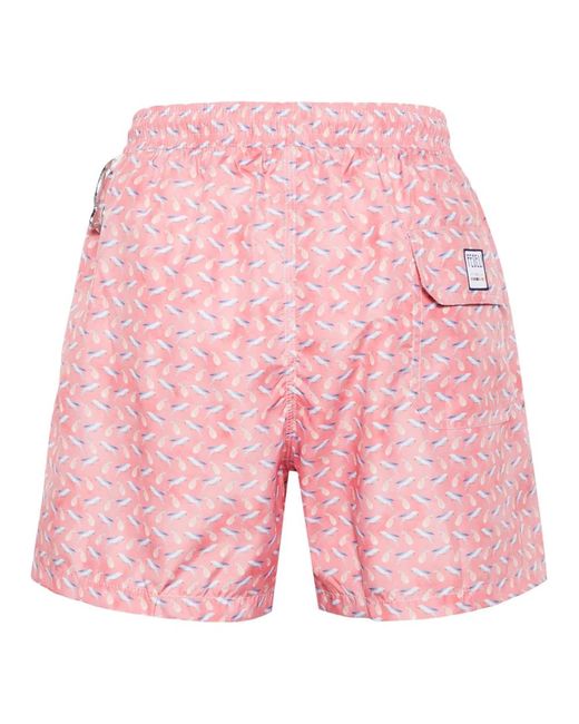Fedeli Pink Beachwear for men