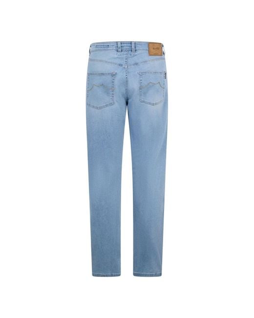 Moorer Blue Slim Fit Jeans for men
