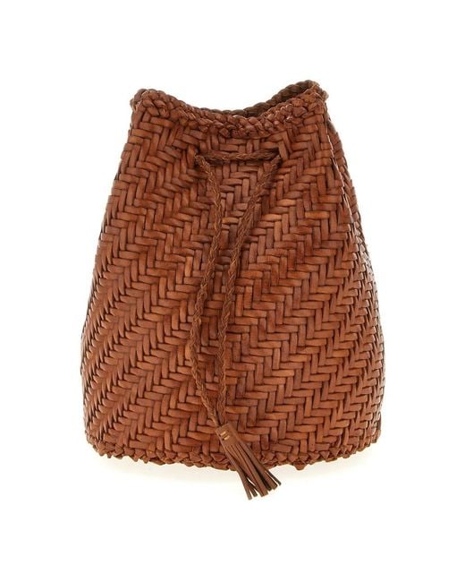 Dragon Diffusion Brown Bucket Bags