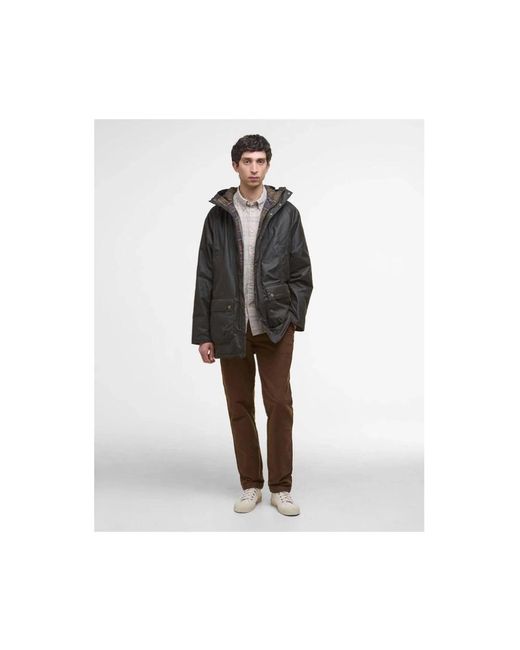 Barbour Black Parkas for men