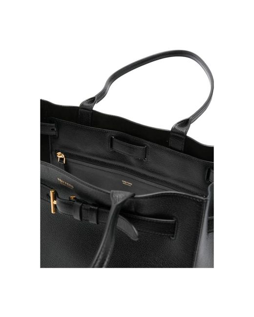 Tom Ford Black Tote Bags
