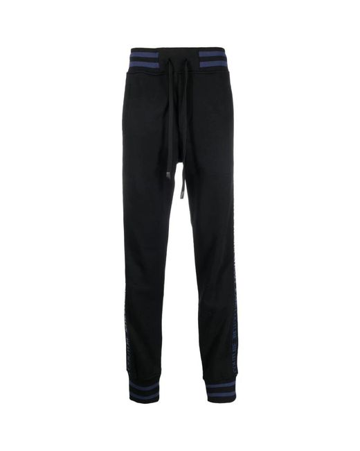 Versace Jeans Couture Black Sweatpants for men