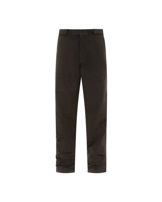 Straight Trousers di GR10K in Black da Uomo