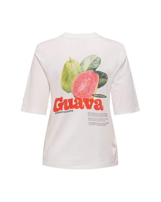 ONLY T-Shirts in het White