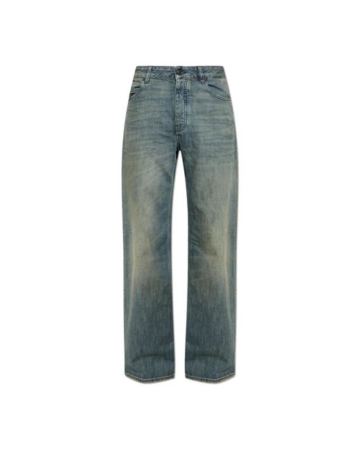 Straight Jeans Balenciaga de hombre de color Blue