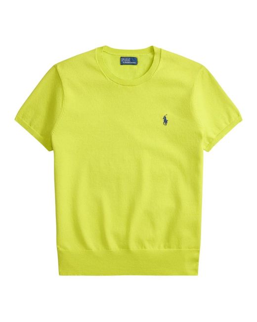 Ralph Lauren Yellow Round-Neck Knitwear