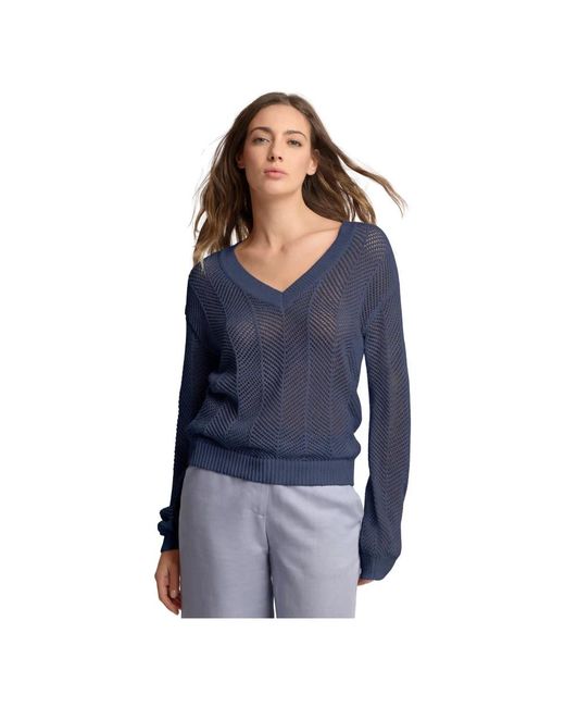 Kocca Blue Lässiger Strickpullover Mit Bequemem Schnitt