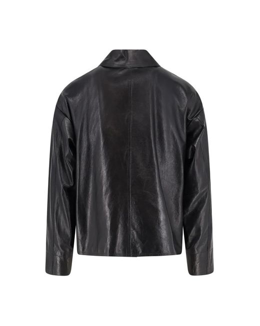 Leather Jackets DFOUR® de hombre de color Black