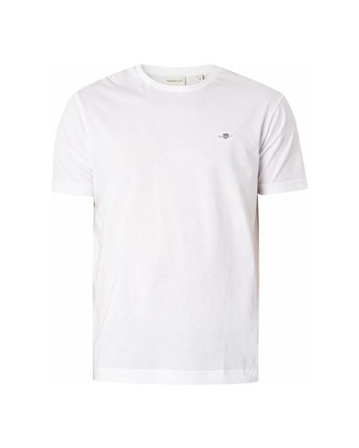 Gant White T-Shirts for men