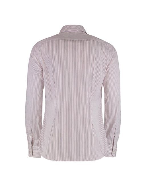 Slowear Purple Casual Shirts for men