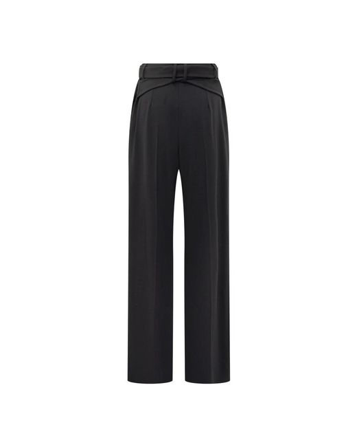 Emporio Armani Black Wide Trousers