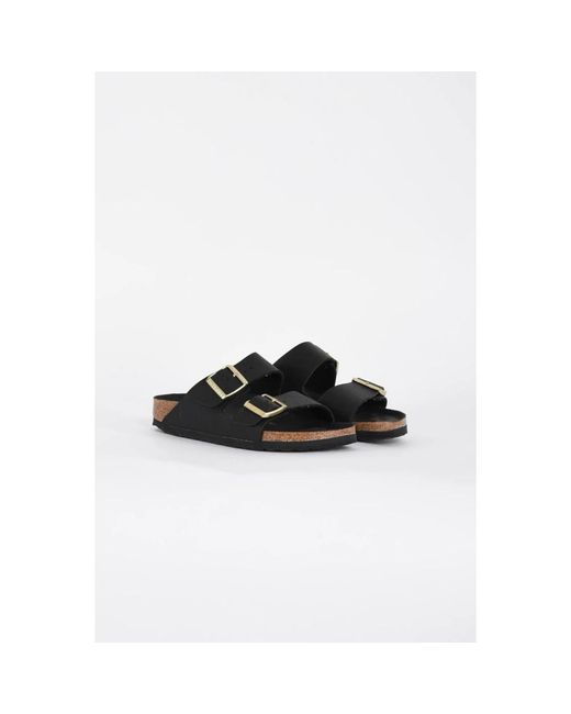 Birkenstock Black Sliders