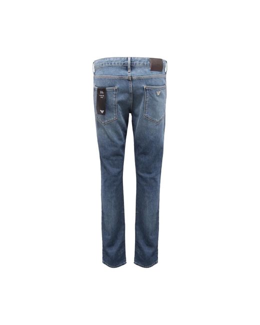 Armani Blue Slim Fit Jeans for men