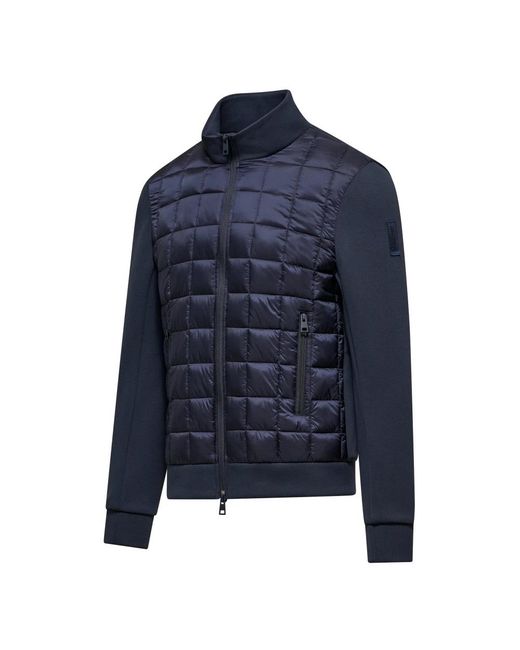 Bomboogie Jacket Van Twee Materialen in het Blue voor heren
