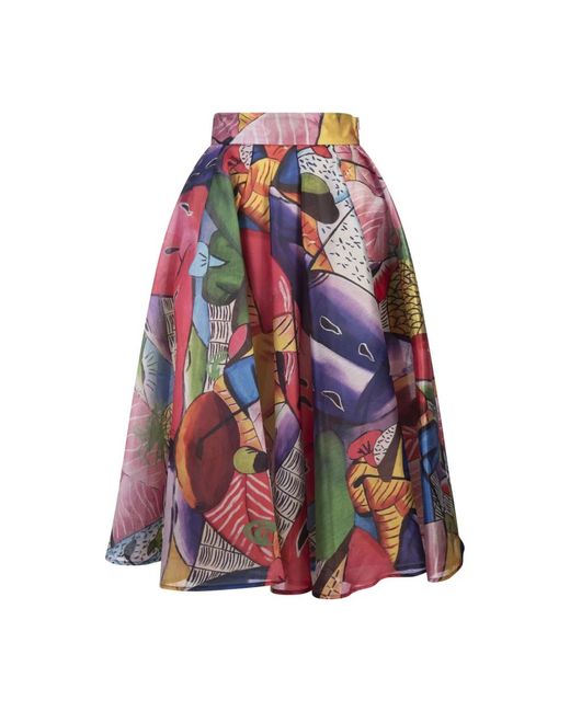 Stella Jean Multicolor Midi skirts