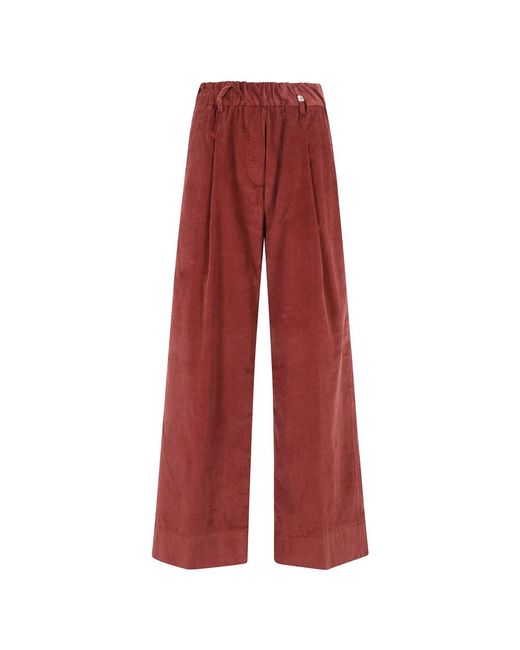 Myths Red Wide Trousers