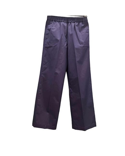 Aspesi Blue Wide Trousers