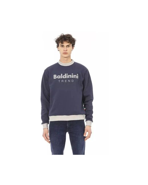 Baldinini Langärmeliges sweatshirt in Blue für Herren