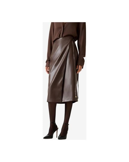 Marciano Brown Leather Skirts