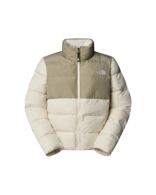 The North Face Fitness ,Wit Saikuru Jas Wit Grijs in het Natural