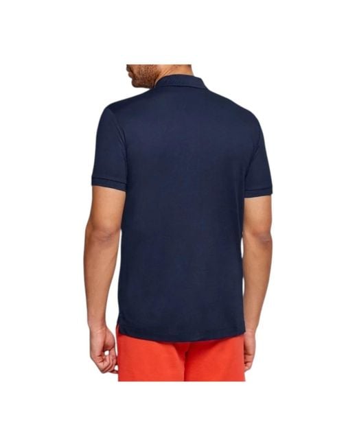 EA7 Blue Polo Shirts for men