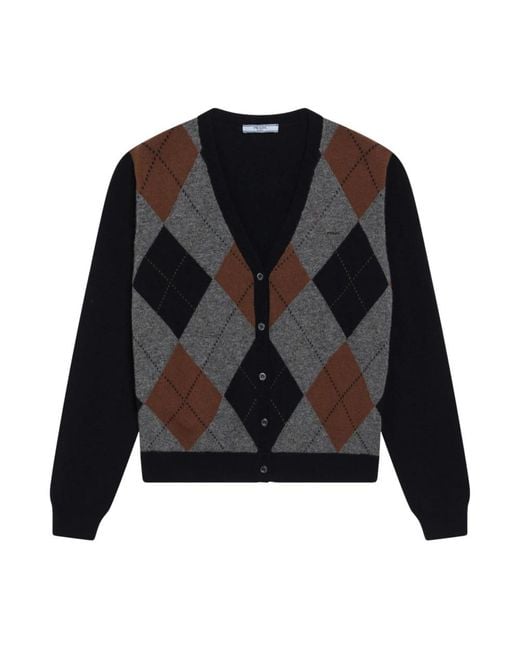 Cardigans Prada de color Black