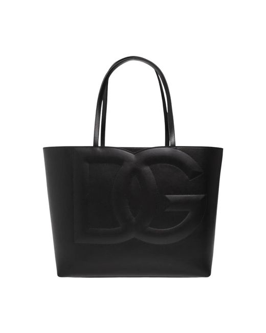 Dolce & Gabbana Black Einkaufstasche