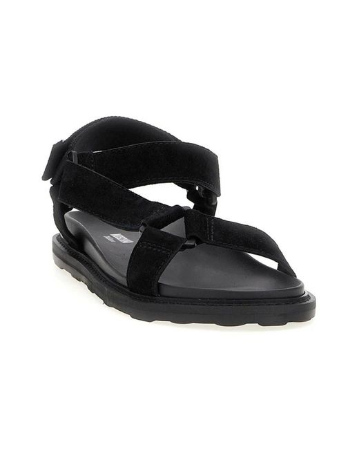 Moschino Black Flat Sandals for men