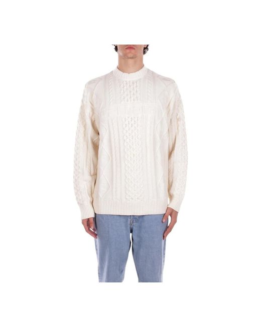 Carhartt White Round-Neck Knitwear for men