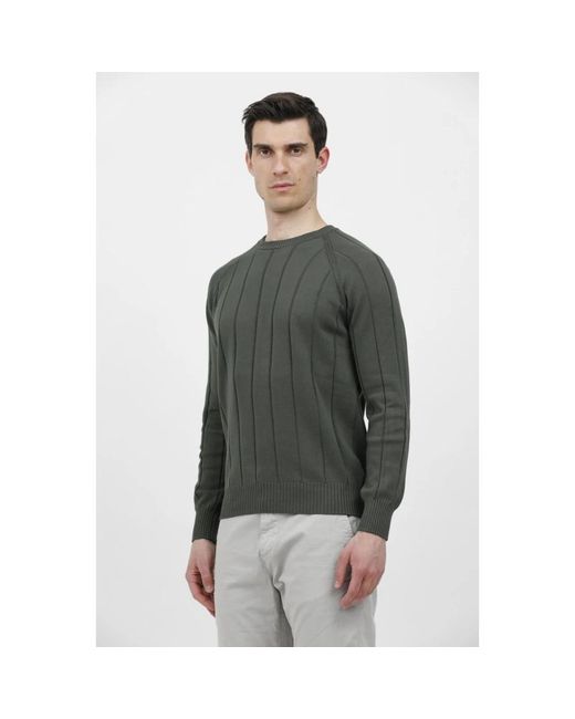 Gran Sasso Gray Round-Neck Knitwear for men